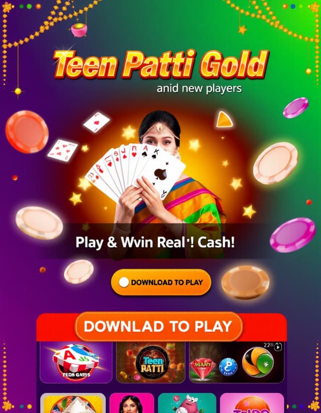 Teen Patti Gold Downloadable Content Banner